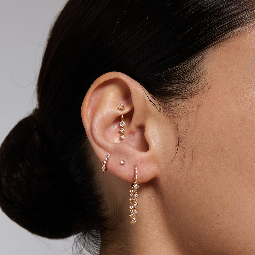 Selene Line — stud earrings, view 5