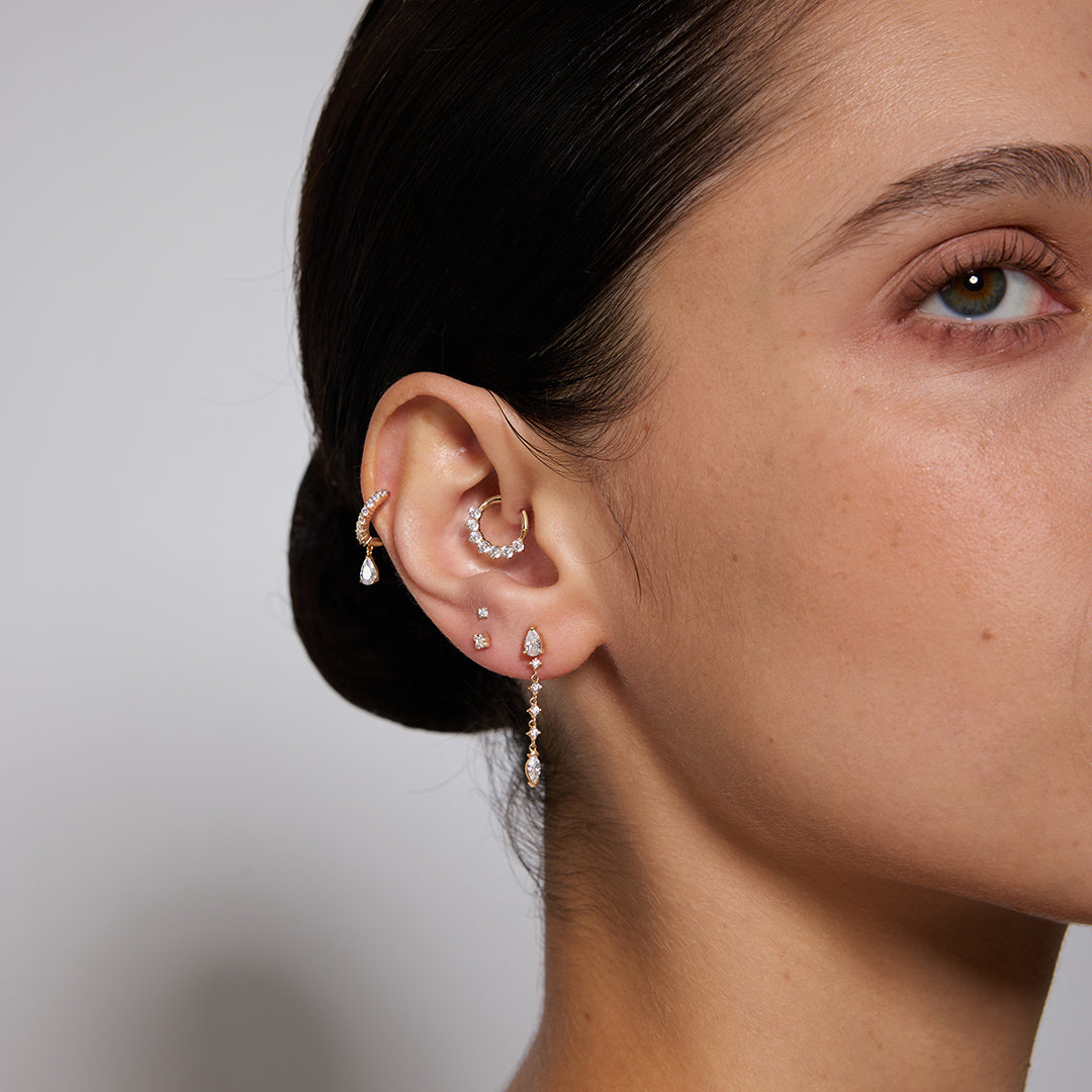 Selene Line — stud earrings, view 17