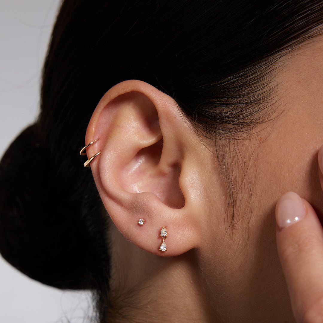 Carys Tender — stud earrings, view 6