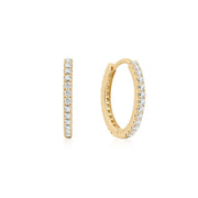Aurelia Radiance — huggie earrings