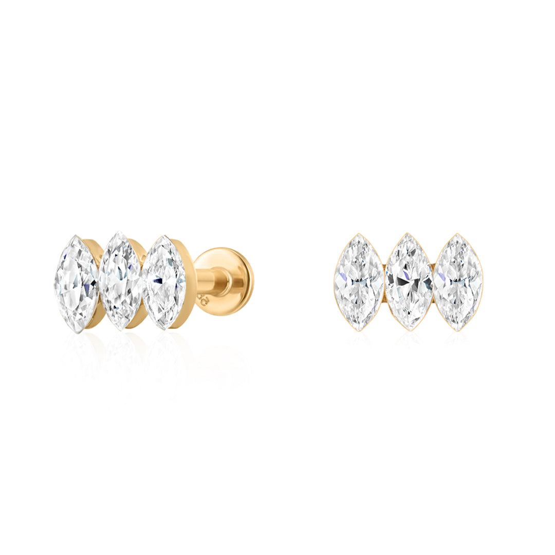 Caelia Verse — stud earrings