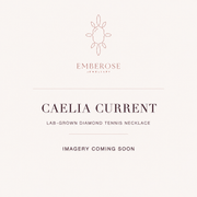 Caelia Current lab-grown diamond tennis necklace — imagery coming soon