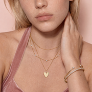 Delia Bloom diamond bracelet in a soft blush jewellery styling