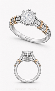 Round Brilliant Wrap Ring design study