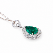 Emerald Whisper on a white background
