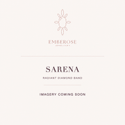 Sarena radiant diamond band imagery coming soon — Emberose Jewellery