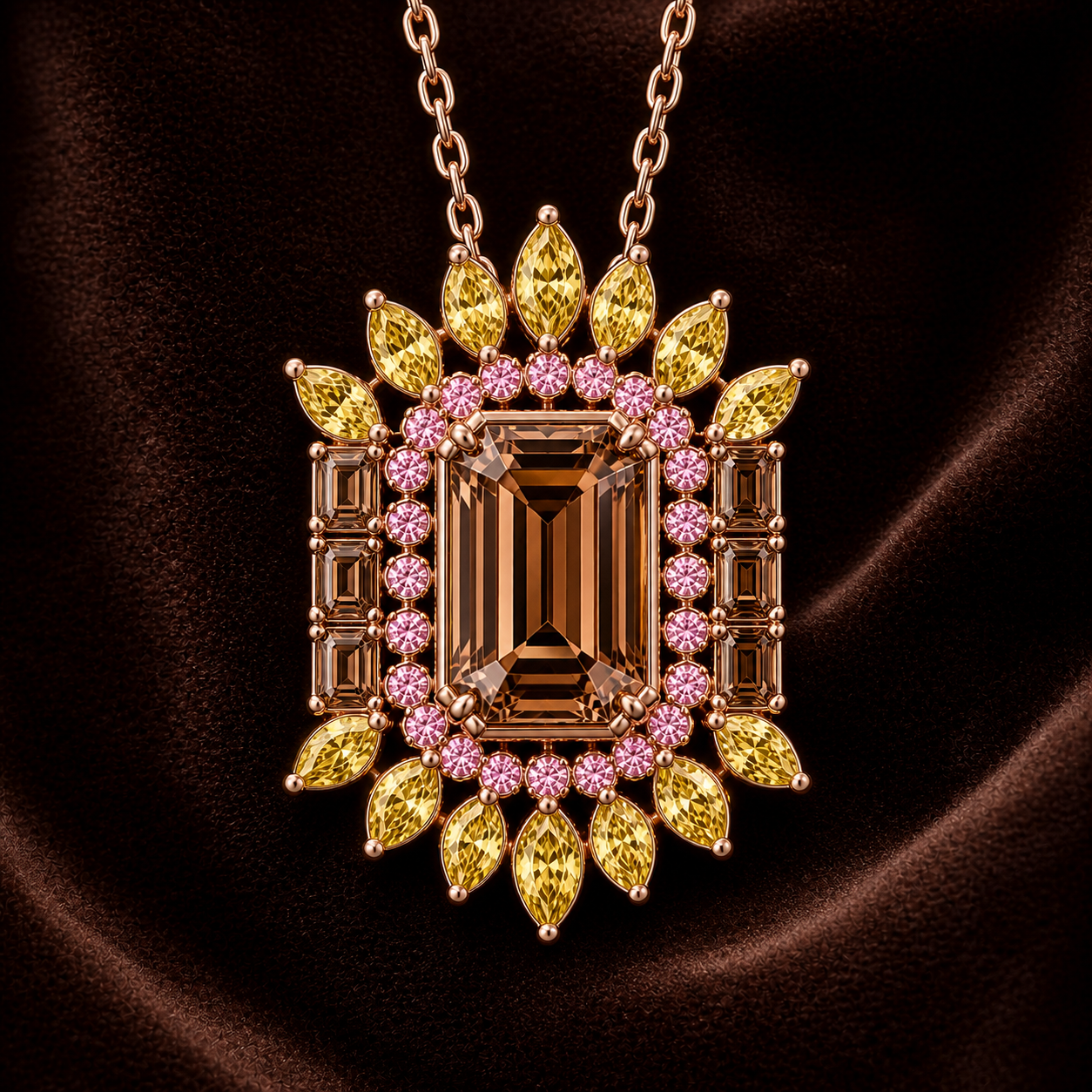 An Emberose editorial jewellery study in warm, intimate light